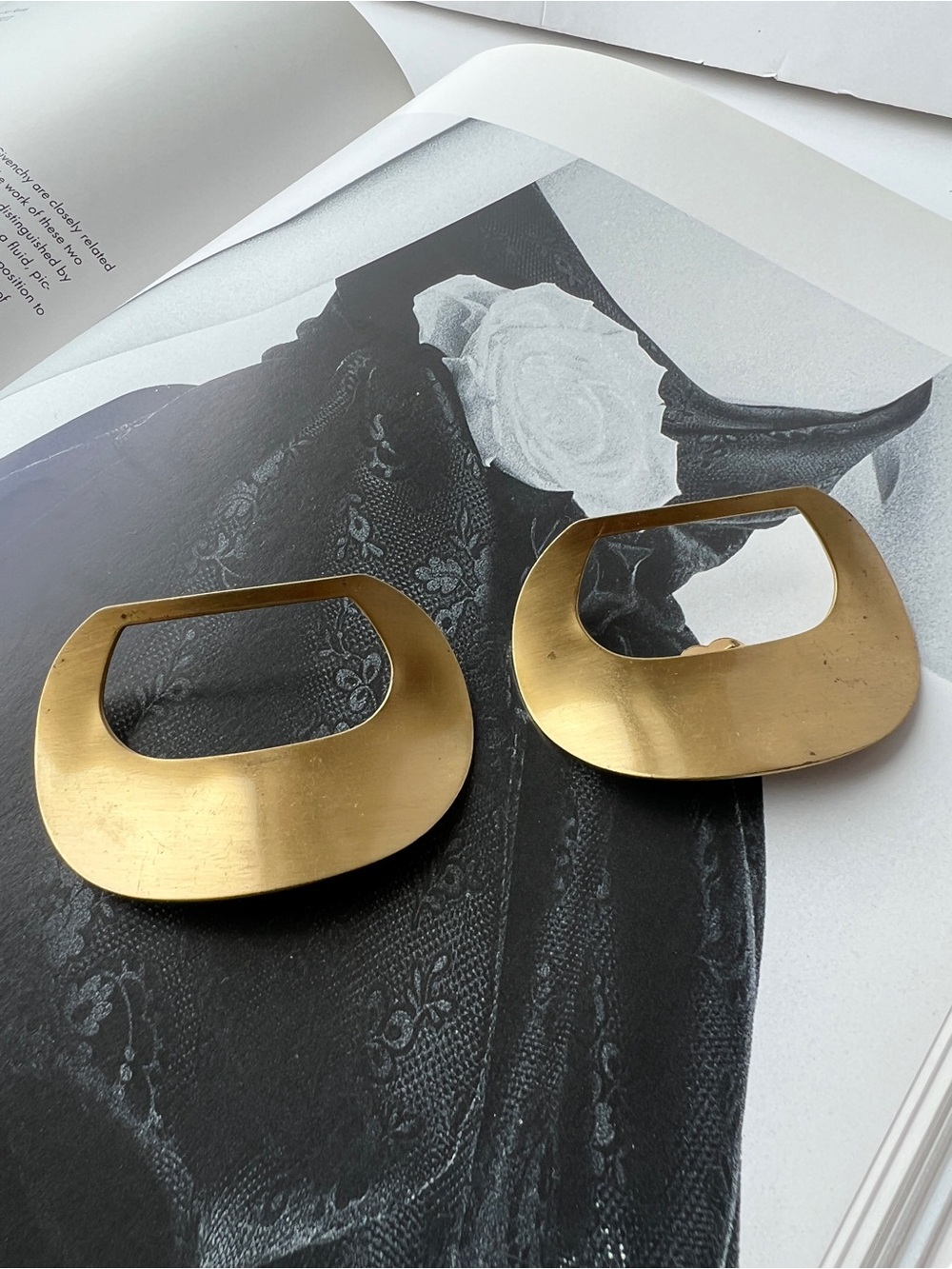 1980’s Gold Sleek Shoe Clips
